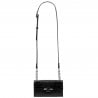 Damentasche Schultertasche 020g 01 Kroko Lack Schwarz