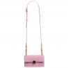 Damen-Umhängetasche 020g violett Safiano