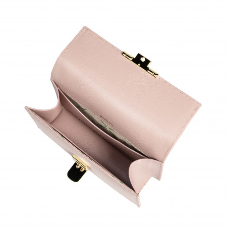 Damentasche zum Umhängen 020g rosé Safiano
