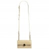 Damen-Umhängetasche 020g Cappuccino Saffiano