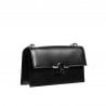 Damentasche Umhängetasche 020g 01 schwarz Nappa