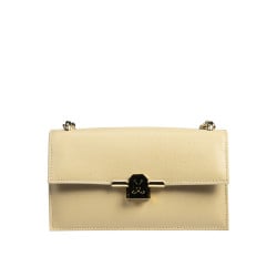 Damen-Umhängetasche 020g Cappuccino Saffiano