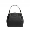Damentasche Schultertasche 018g schwarz