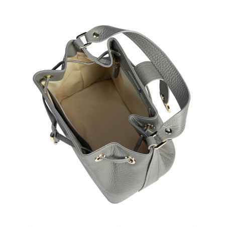 Damentasche Schultertasche 018g grau
