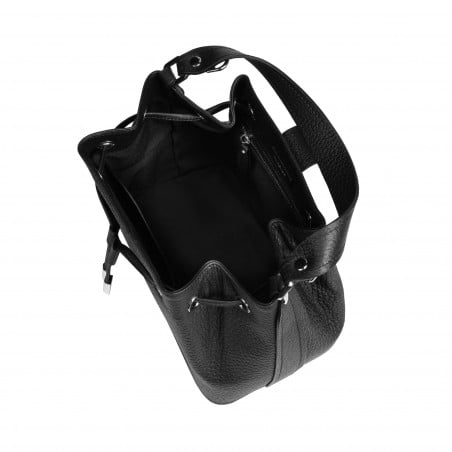 Damentasche Schultertasche 018g 01 schwarz