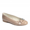 Damen Ballerinas 1303 Lack Nude