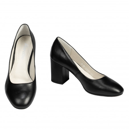 Damen elegante Schuhe 1305 schwarz