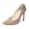 Elegante Damenschuhe 1302 Lack Kamel