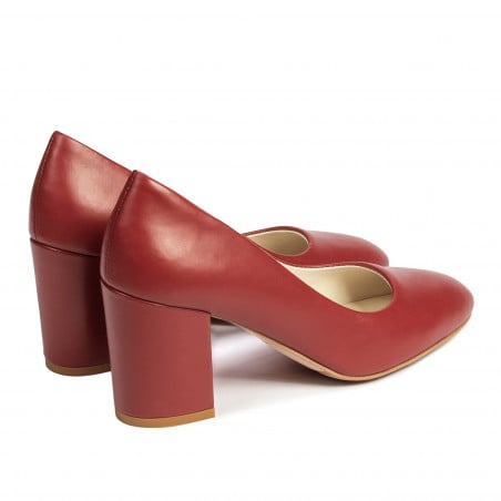 Damen elegante Schuhe 1305 Bordeaux