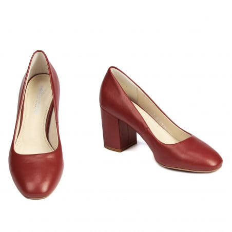 Damen elegante Schuhe 1305 Bordeaux