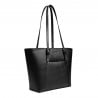 Damentasche Schultertasche 021g 01 schwarz Saffiano