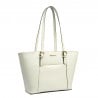 Damentasche Schultertasche 021g beige Saffiano