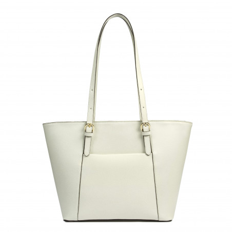 Damentasche Schultertasche 021g beige Saffiano