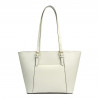 Damentasche Schultertasche 021g beige Saffiano