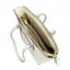 Damentasche Schultertasche 021g beige Saffiano