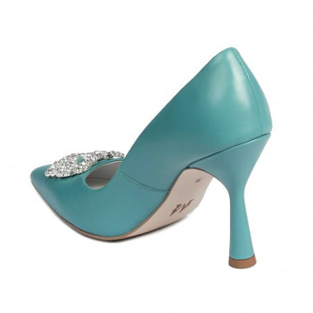 Elegante Damenschuhe 1312 Azurro