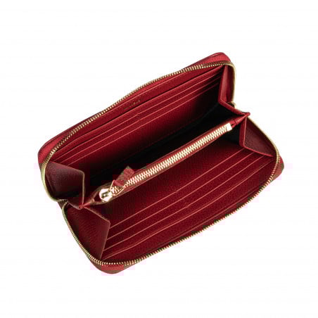 Damen-Geldbörse 200g glatt rot