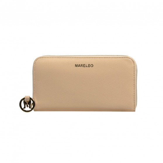 Damen-Geldbörse 200g beige Saffiano Damen-Geldbörse 200g beige Saffiano