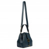 Damentasche Schultertasche 018g blau Elefant