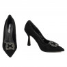 Elegante Damenschuhe 1312 schwarz Antilope