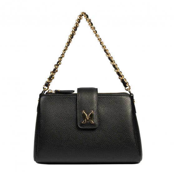 Damenhandtasche zum Umhängen 003g schwarz Damenhandtasche zum Umhängen 003g schwarz