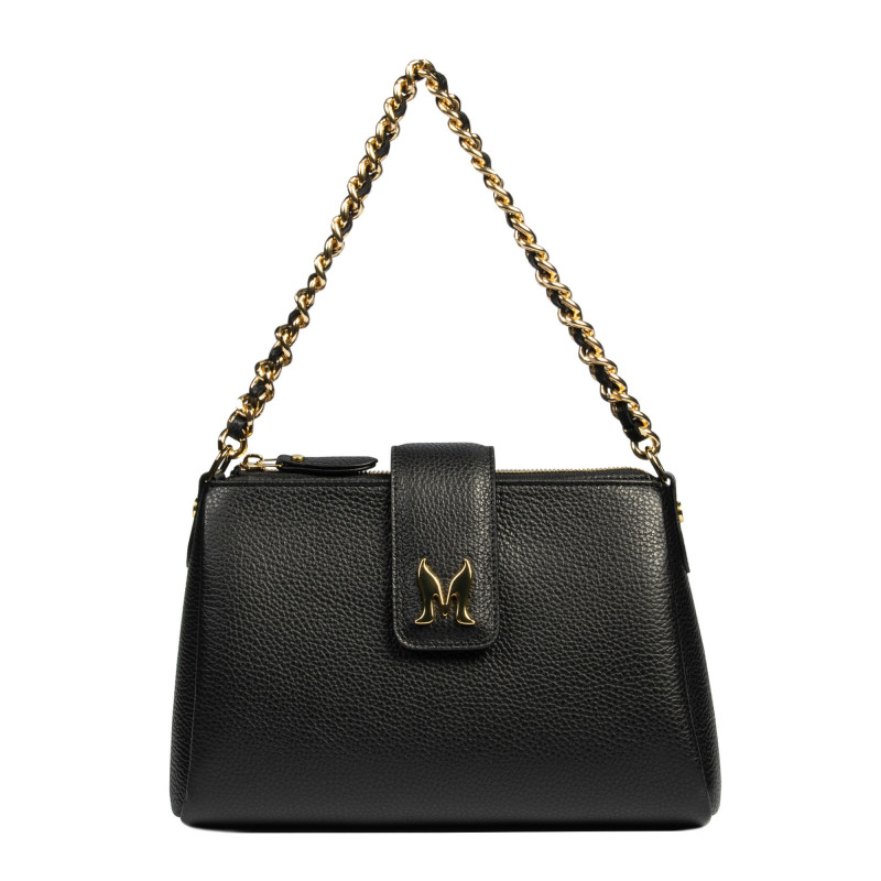 Damenhandtasche zum Umhängen 003g schwarz