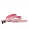 Damengürtel 41m rosa Saffiano