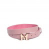 Damengürtel 41m rosa Saffiano