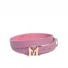 Damen Gürtel 41m violett Saffiano