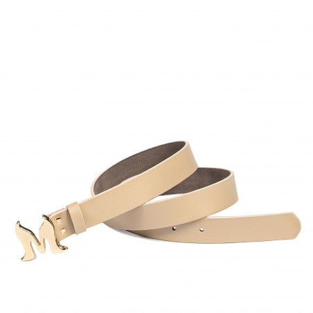 Damen Gürtel 41m Capucino Safiano