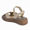 Damensandalen 5102 Sand kombiniert