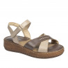 Damensandalen 5102m Sand Kombiniert
