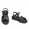 Damensandalen 5102 Schwarz