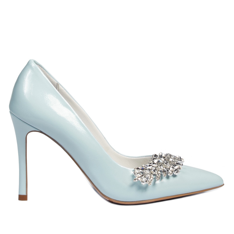 Damen elegante Schuhe 1300 Babyblau