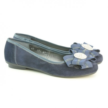 Damen Ballerinas 181 Indigo Velours