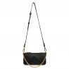 Schultertasche Damen 024g biz schwarz