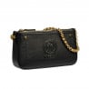 Schultertasche Damen 024g biz schwarz