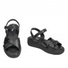 Damen-Sandalen 5102m schwarz