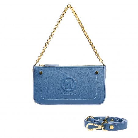 Damen-Umhängetasche 024g biz blau