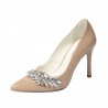 Elegante Damenschuhe 1300 Lackkamel