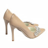 Elegante Damenschuhe 1300 Lackkamel