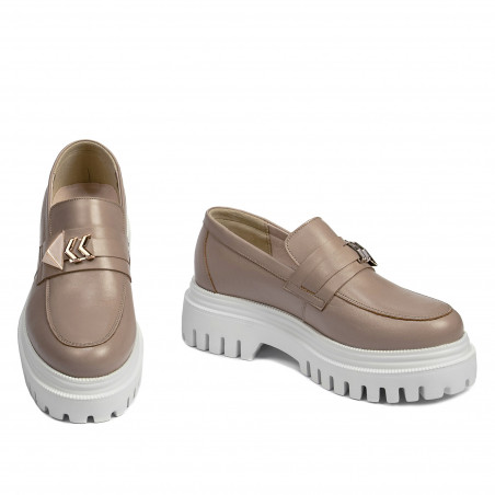 Damen Freizeitschuhe 6072 Sandfarbe