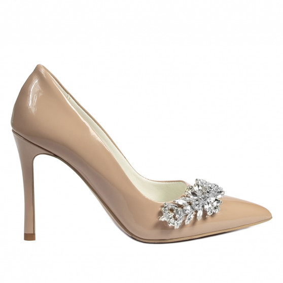 Elegante Damenschuhe 1300 Lackkamel Elegante Damenschuhe 1300 Lackkamel