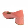 Elegante Damenschuhe 1321 Lack Lachsfarben
