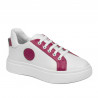 Damen-Sneaker 6073 weiß+fuchsia