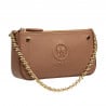 Damen Umhängetasche 024g Biz Braun Cognac