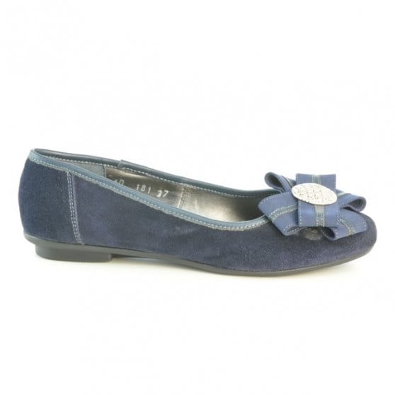 Damen Ballerinas 181 Indigo Velours Damen Ballerinas 181 Indigo Velours