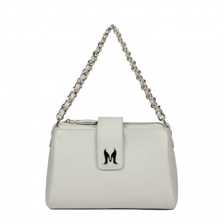 Damentasche Schultertasche 003g Panna
