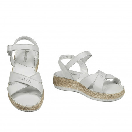 Damensandalen 5102 weiß