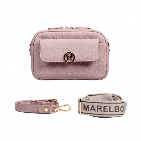 Damenhandtasche zum Umhängen 014g puderrosa